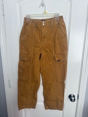 Vans Tan Cargo Pants with Utility Pockets
